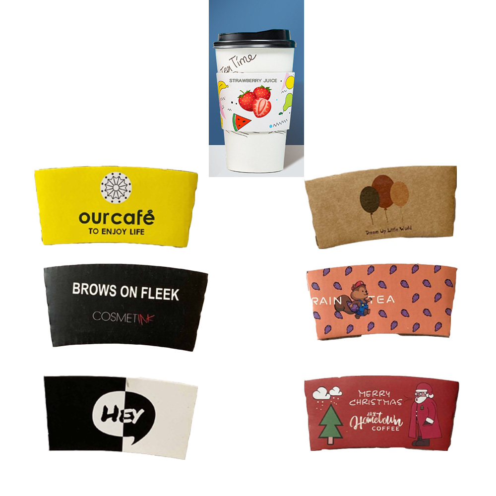 Craft Coffee Cup Sleeve Logo Branded