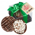 Hot Chocolate Bomb Gift Box w/ Hang Tag - Grand Flavor - Cookies & Cream Custom Printed