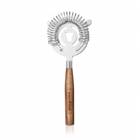 Custom True Cocktail Strainer with Acacia Handle
