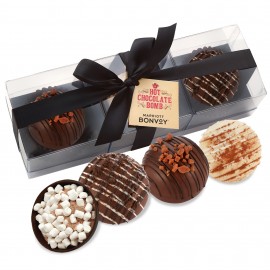 Hot Chocolate Bomb Gift Box - Grand Flavor - 3 Pack with Logo
