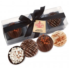 Hot Chocolate Bomb Gift Box - Grand Flavor - 3 Pack Custom Imprinted