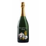 Etched Non-Alcholic Sparkling Grape Juice with 3 Color Fill Custom Printed