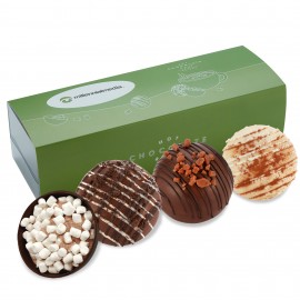 Logo Branded Hot Chocolate Bomb Gift Box - Grand Flavor - 3 Pack