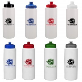 32 Oz. HDPE Sport Bottle Logo Branded
