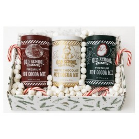 Custom Imprinted Holiday Cocoa Gift Set with Marshmallows & Candy Canes  Custom Imprinted Holiday Cocoa Gift Set with Marshmallows & Candy Canes
