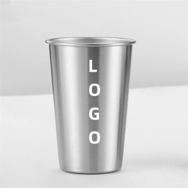 304 Stainless Steel Customizable Drink Cup with Logo