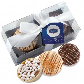 Hot Chocolate Bomb Gift Box - Grand Flavor - 2 Pack - Cookies & Cream, Dulce de Leche with Logo  Hot Chocolate Bomb Gift Box - Grand Flavor - 2 Pack - Cookies & Cream, Dulce de Leche with Logo