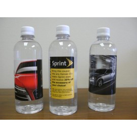 Promotional 16.9 Oz. Short Cylinder Bullet Custom Label Bottled Water
