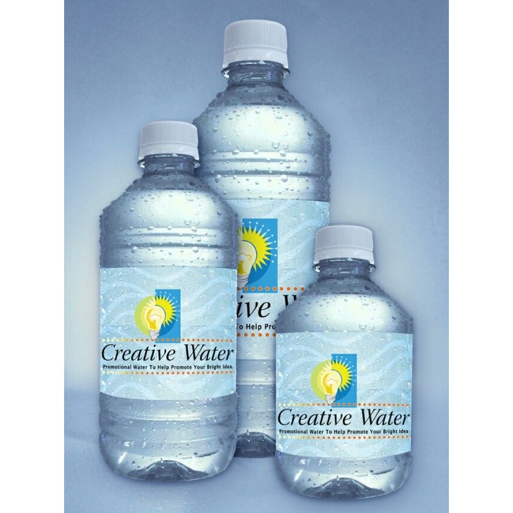 8 Oz. Personalized Bottled Water Custom Imprinted