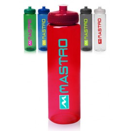 USA Made, CLEAR 32oz water Bottle Logo Branded