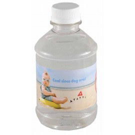 8 Oz. Custom Labeled Bottled Spring Water w/Flat Cap Custom Printed