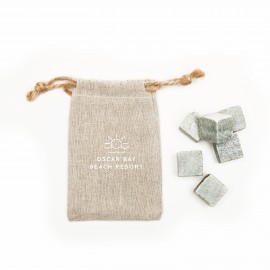 Twine Living Glacier Rock Cooling Stones with Logo