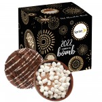 Logo Branded New Years Hot Chocolate Bomb Gift Box - Grand Flavor - Cookies & Cream