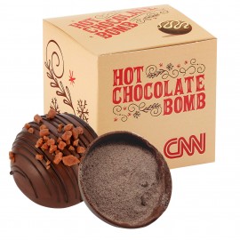 Hot Chocolate Bomb Gift Box - Grand Flavor - Toffee Mocha Custom Imprinted