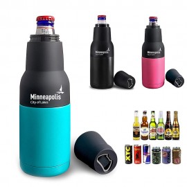 3 in 1 Can and Beer Bottle Insulator Custom Printed