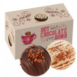 Hot Chocolate Bomb Gift Set - 2 Pack - Toffee Mocha & Horchata Logo Branded