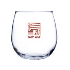 16.75 Oz. Stemless Red Wine Glass (Screen Printed) Custom Printed