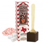 Hot Chocolate on a Spoon Kit (Dark Chocolate) Custom Printed
