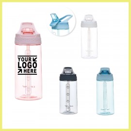 16 Oz. Tritan Sports Bottle w/ Straw Custom Imprinted  16 Oz. Tritan Sports Bottle w/ Straw Custom Imprinted