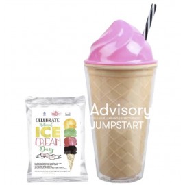 Ice Cream Gift Tumbler Custom Printed  Ice Cream Gift Tumbler Custom Printed