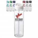 Quencher 24oz Water Bottle with Sipping Straw. Custom Printed
