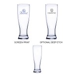Custom Imprinted 16 oz Pilsner Glass (Screen Printed)