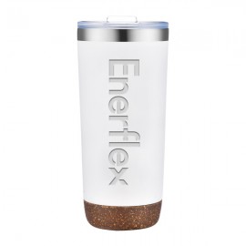 Promotional 22oZ Vaccum tumbler with cork bottom