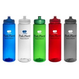 Logo Branded 32 oz PETE Sport & Fitness Bottle with Standard Lid  Logo Branded 32 oz PETE Sport & Fitness Bottle with Standard Lid