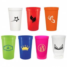 22oz. Solid Stadium Cup with Logo