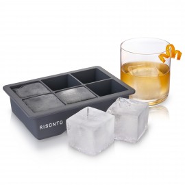 Viski Whiskey Ice Cube Tray with Lid Logo Branded