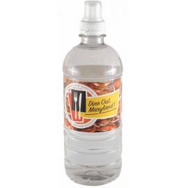 Promotional 20 Oz. Custom Labeled Bottled Spring Water w/Sport Cap