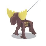 Personalized Moose Toy on a Leash