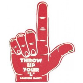 Pistol Hand Foam Hand Mitt (20") with Logo