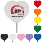 Logo Branded Foam Heart Antenna Topper