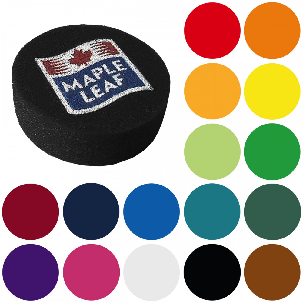 Logo Branded 3" Foam Puck Logo Branded 3" Foam Puck