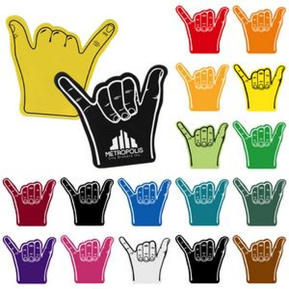 Personalized Foam Hang Loose Hand