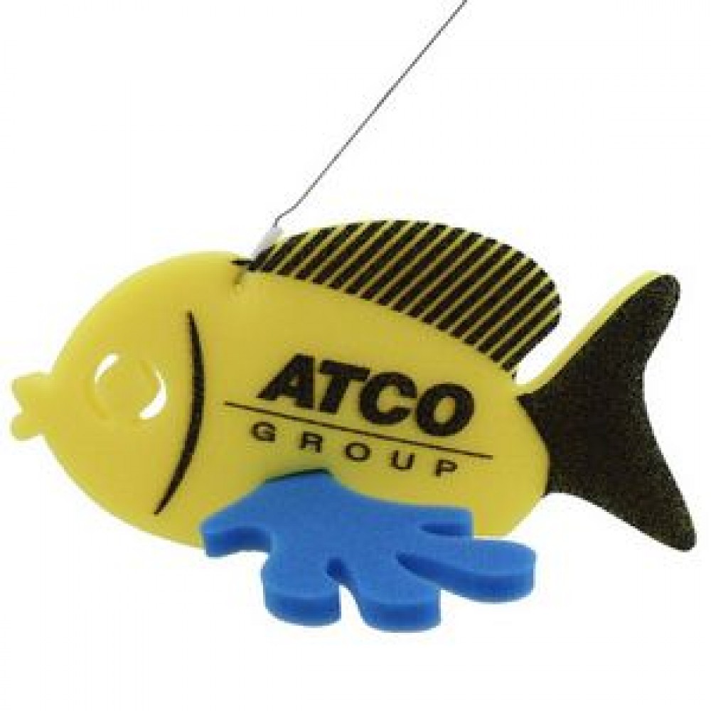 Custom Printed Tropical Fish on a Leash Custom Printed Tropical Fish on a Leash