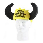 Bull Horn Band Hat with Logo