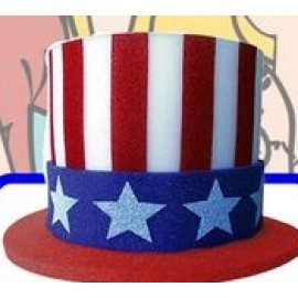 Customized Foam Uncle Sam Top Hat
