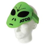 Logo Branded Alien Foam Visor