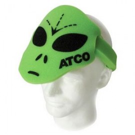 Logo Branded Alien Foam Visor  Logo Branded Alien Foam Visor