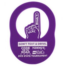 Foam Pop-Up Visor - #1 Hand with Logo  Foam Pop-Up Visor - #1 Hand with Logo