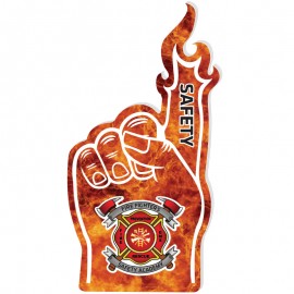 Logo Branded 18" Flame Finger Full Color EVA Foam  Logo Branded 18" Flame Finger Full Color EVA Foam