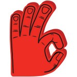 Basketball 3 Point Hand with Logo