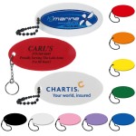 Personalized Oval Floating Key Tag