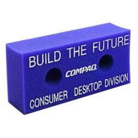 Novelty Foam Brick w/2 Holes with Logo