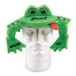 Custom Printed Animal Foam Shade Hat - Frog