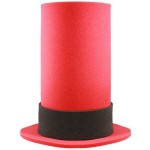 Customized 17.5" Tall Top Hat w/ Band