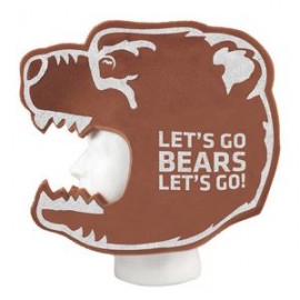 Foam Bear Head Hat with Logo  Foam Bear Head Hat with Logo