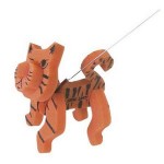 Cat on a leash with Logo
